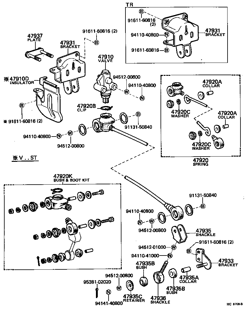 47311-27120 TUBE, FRONT BRAKE, NO.1 product image