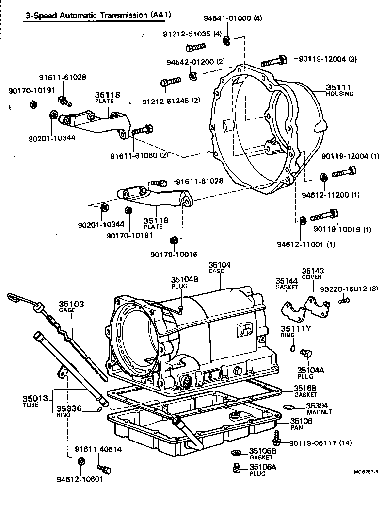 35013-20120 TUBE SUB-ASSY, TRANSMISSION OIL FILLER product image