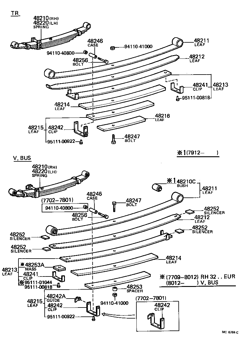 48046-26012 SEAT SUB-ASSY, SPRING U BOLT, RH product image