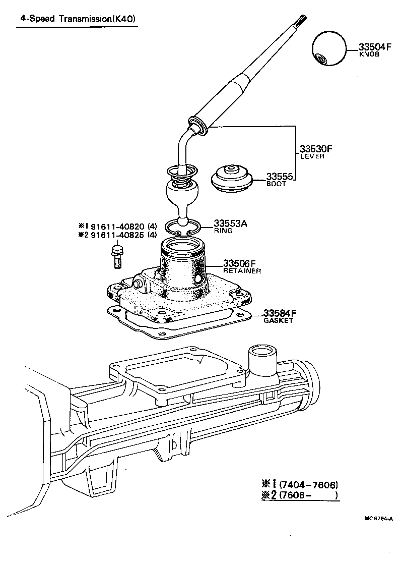 33502-12010 PLATE SUB-ASSY, SHIFT LEVER product image