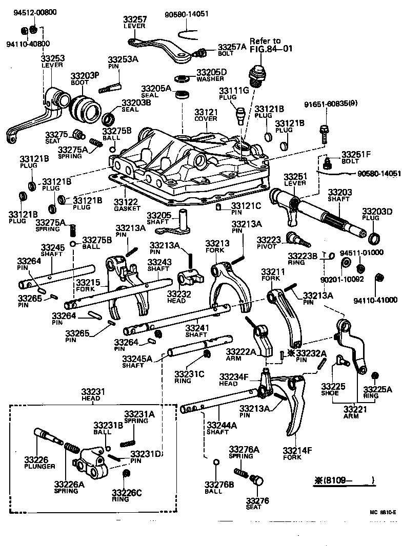 33202-26010 HEAD, REVERSE SHIFT product image