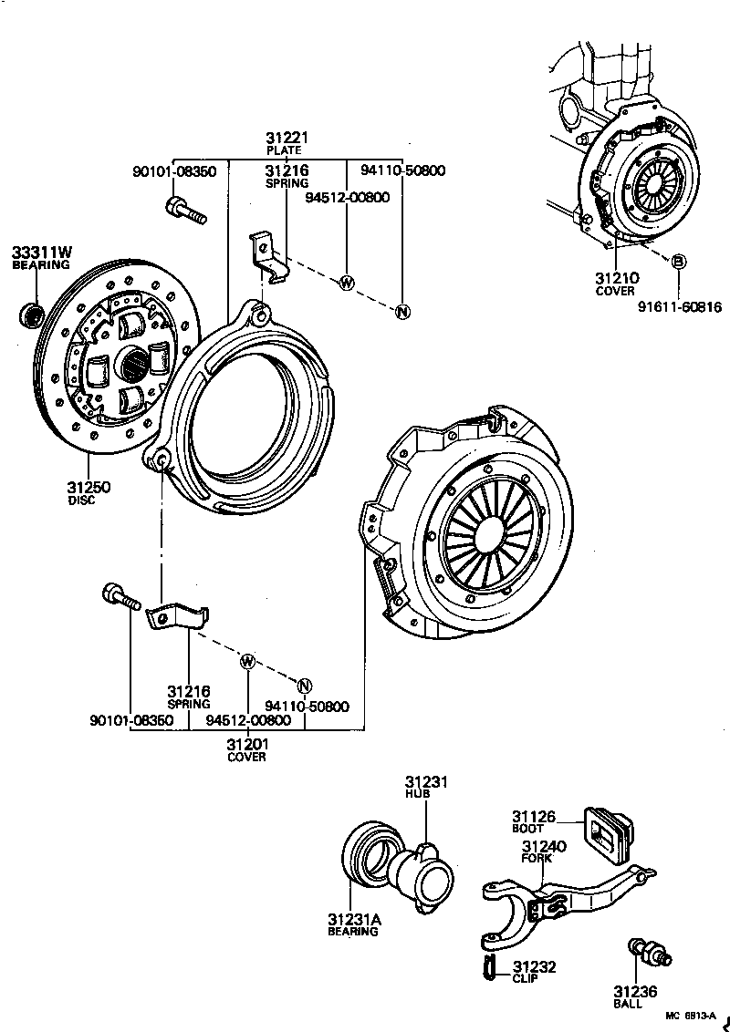 31250-22100 DISC ASSY, CLUTCH product image