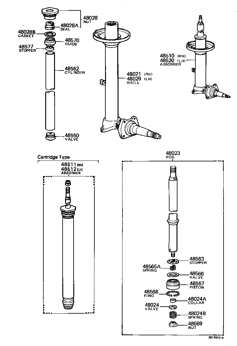 48131-12430 SPRING, FRONT COIL, RH product image