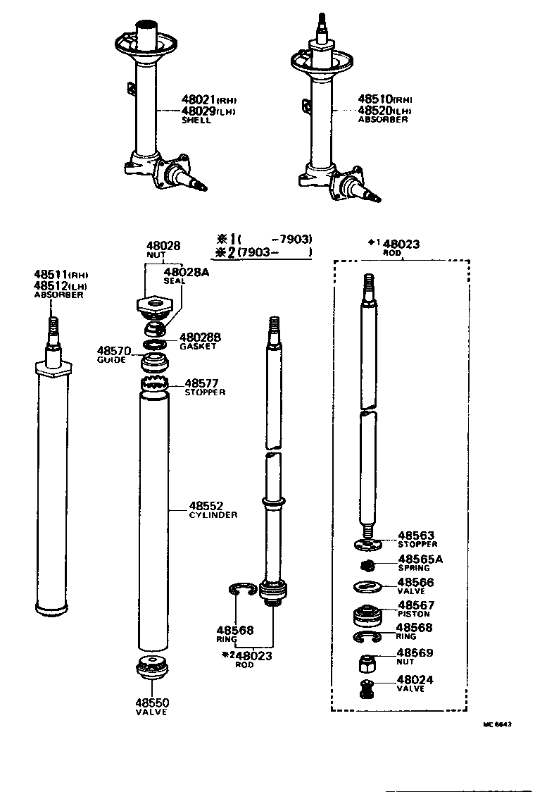 48131-12470 SPRING, FRONT COIL, LH product image