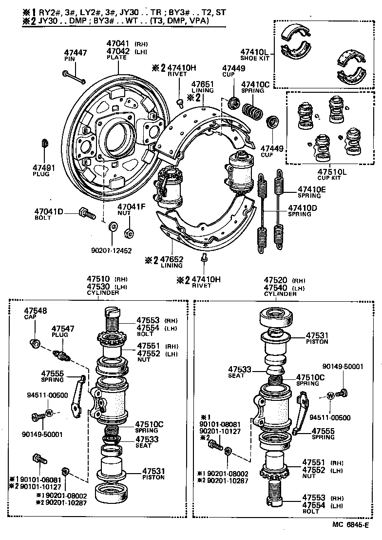 04496-36040 SHOE KIT, FRONT BRAKE product image
