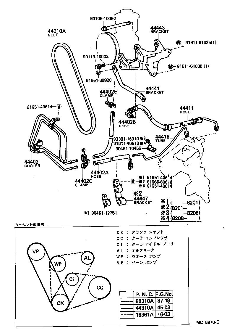 44402-22050 COOLER SUB-ASSY, POWER STEERING OIL, NO.1 product image