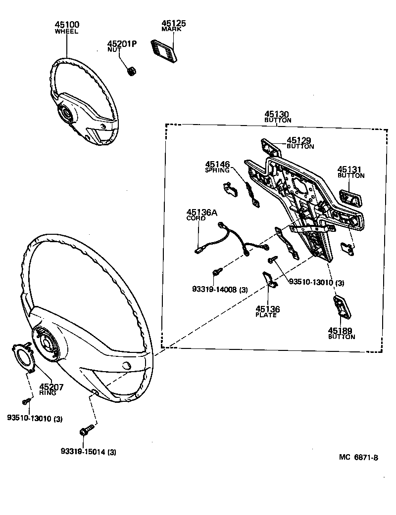 45136-26020 PLATE, HORN BUTTON CONTACT product image