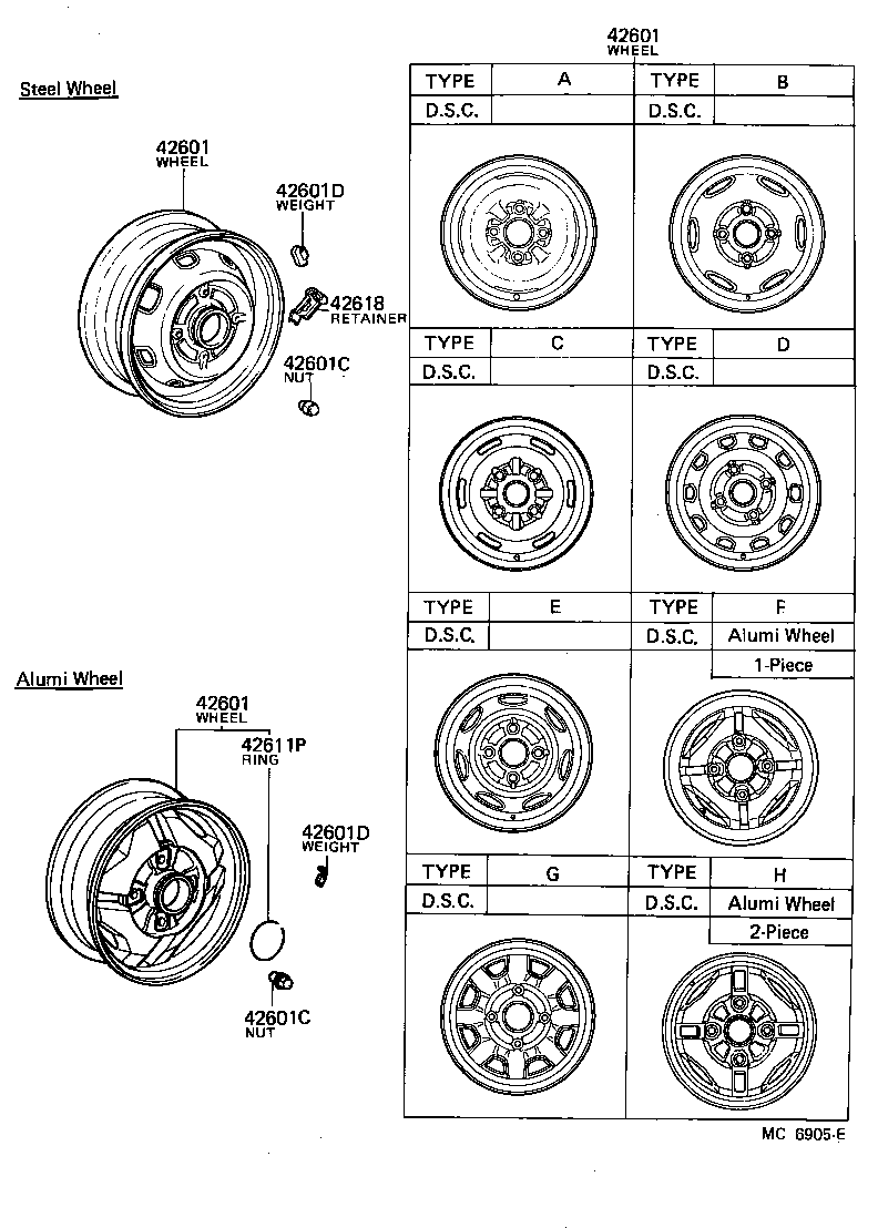 42602-10080 CAP, WHEEL product image
