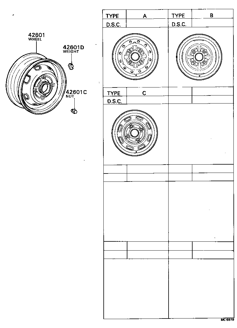 42652-30040 TIRE TUBE SET OR TUBELESS TIRE product image