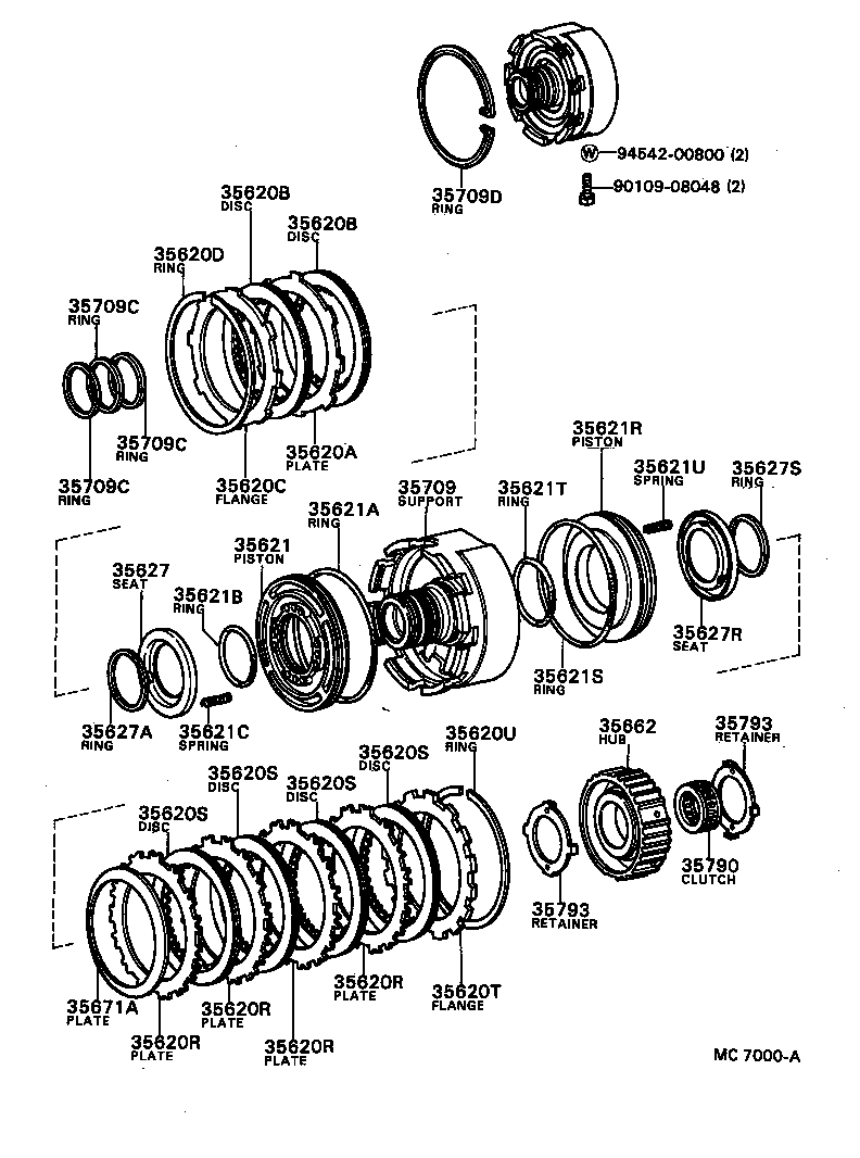 35677-40020 DISC, CLUTCH (FOR REAR BRAKE) product image