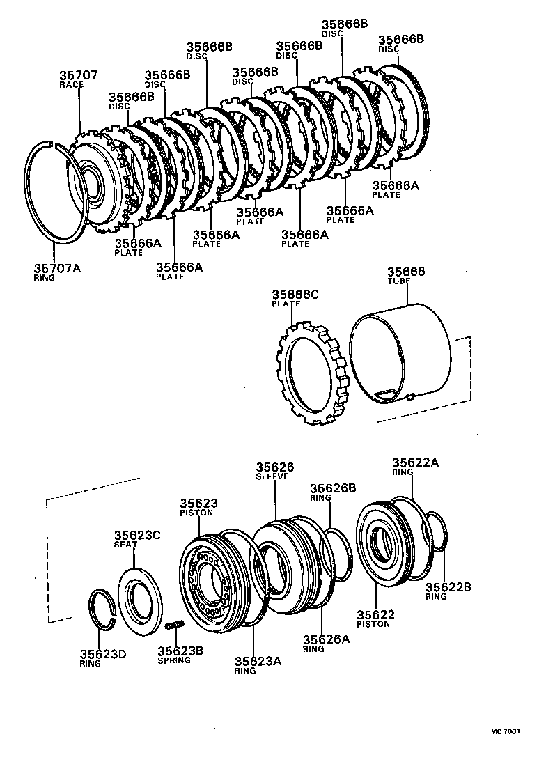 35666-40010 TUBE, BRAKE APPLY product image