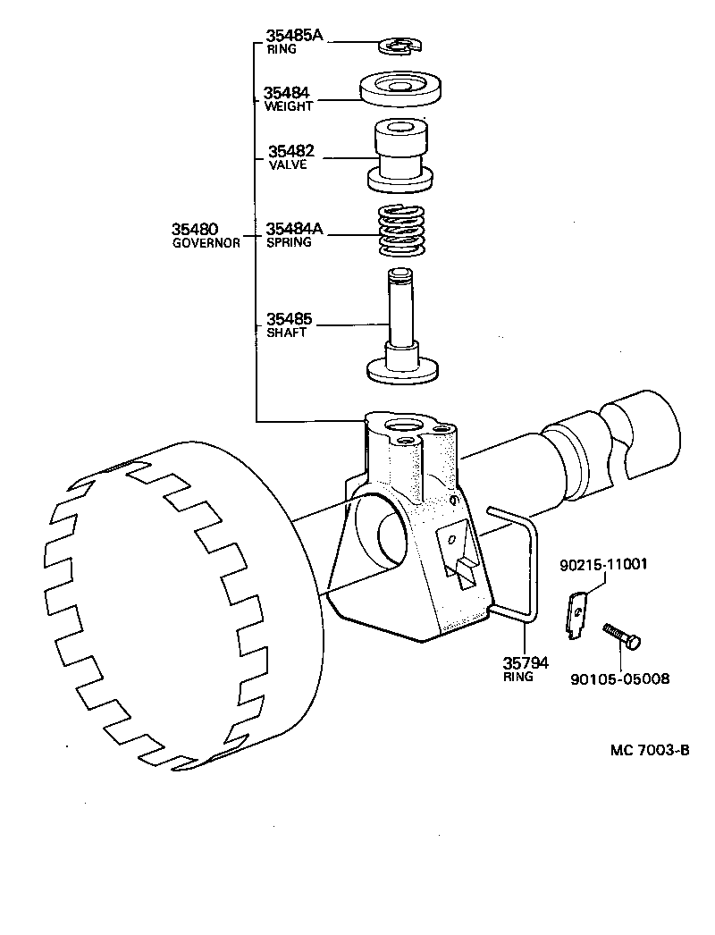 35482-40010 VALVE, GOVERNOR product image