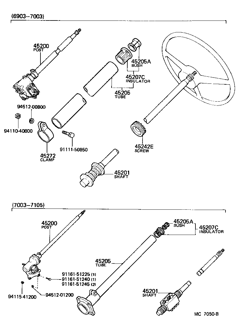 55603-95210 BRACKET SUB-ASSY, STEERING COLUMN UPPER SUPPORT product image