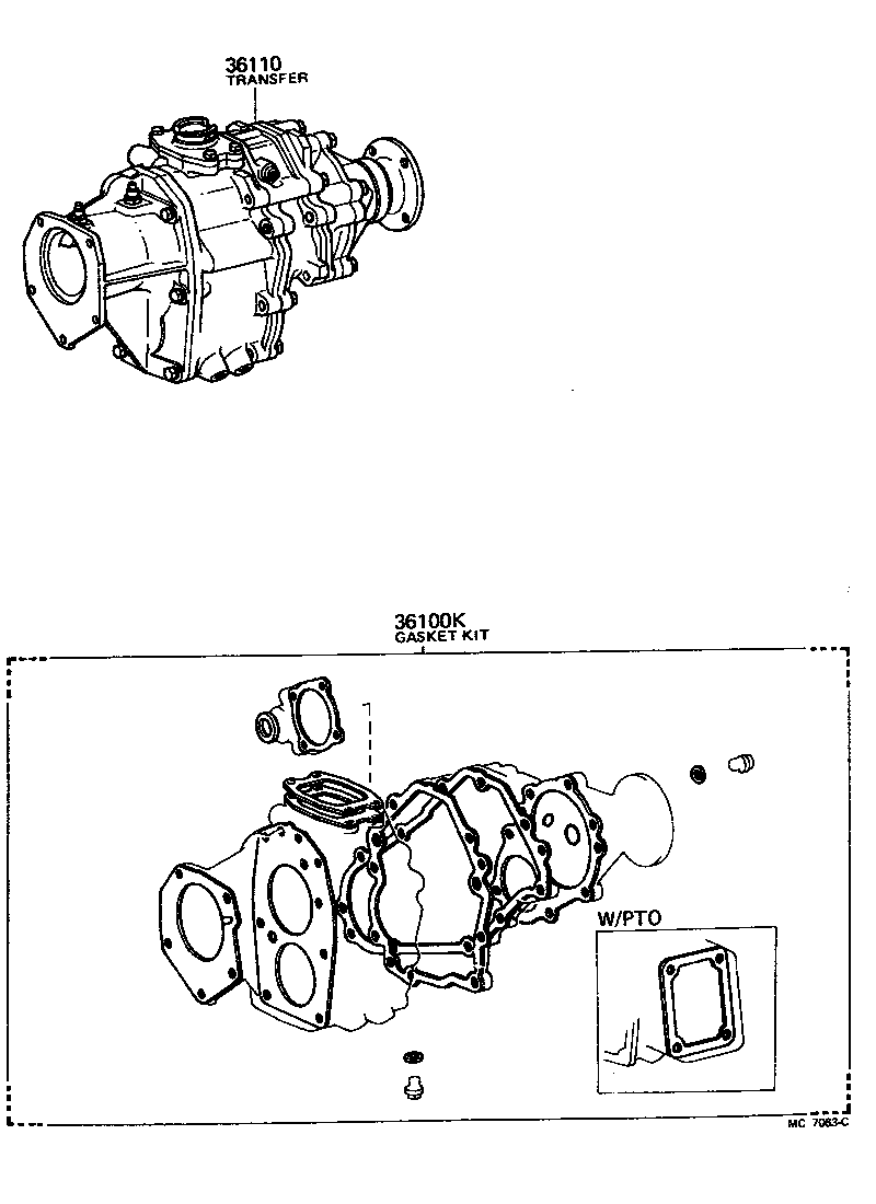 36100-35033 TRANSFER ASSY product image