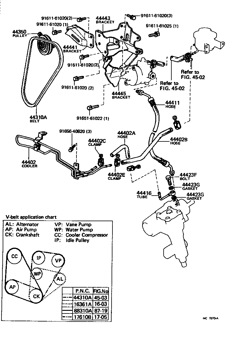 Toyota 44416-35010 TUBE, RETURN(FOR STEERING GEAR OUTLET)