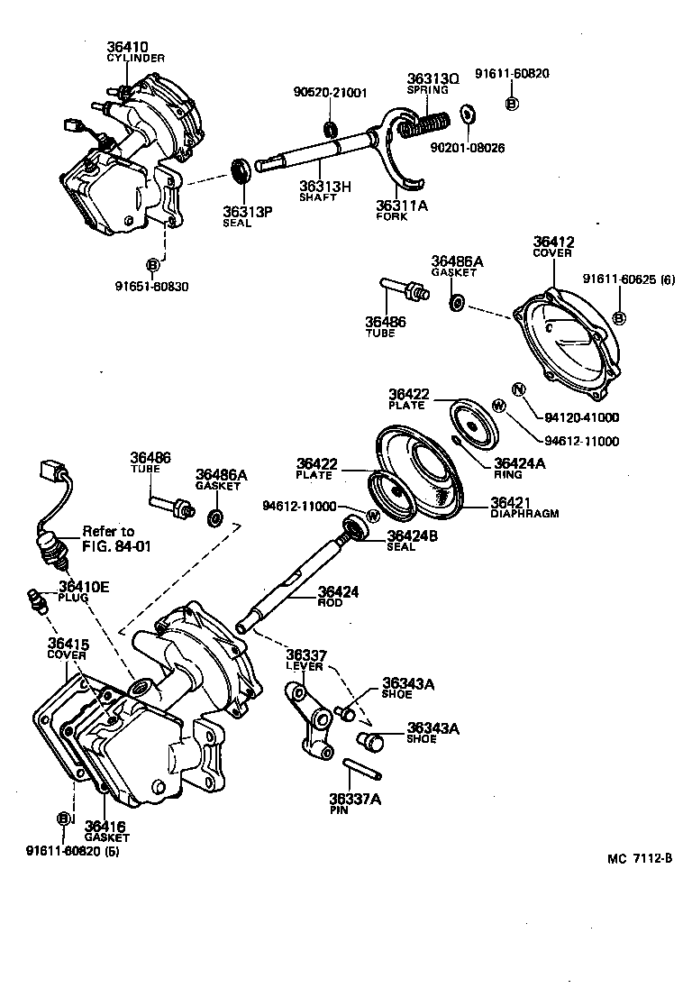 36410-60021 CYLINDER ASSY, DIAPHRAGM product image