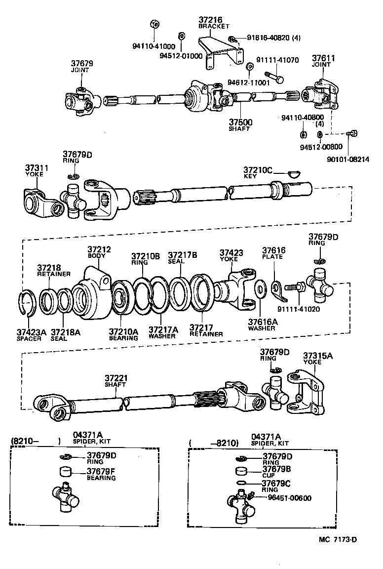 37216-60060 BRACKET, PILLOW BLOCK product image