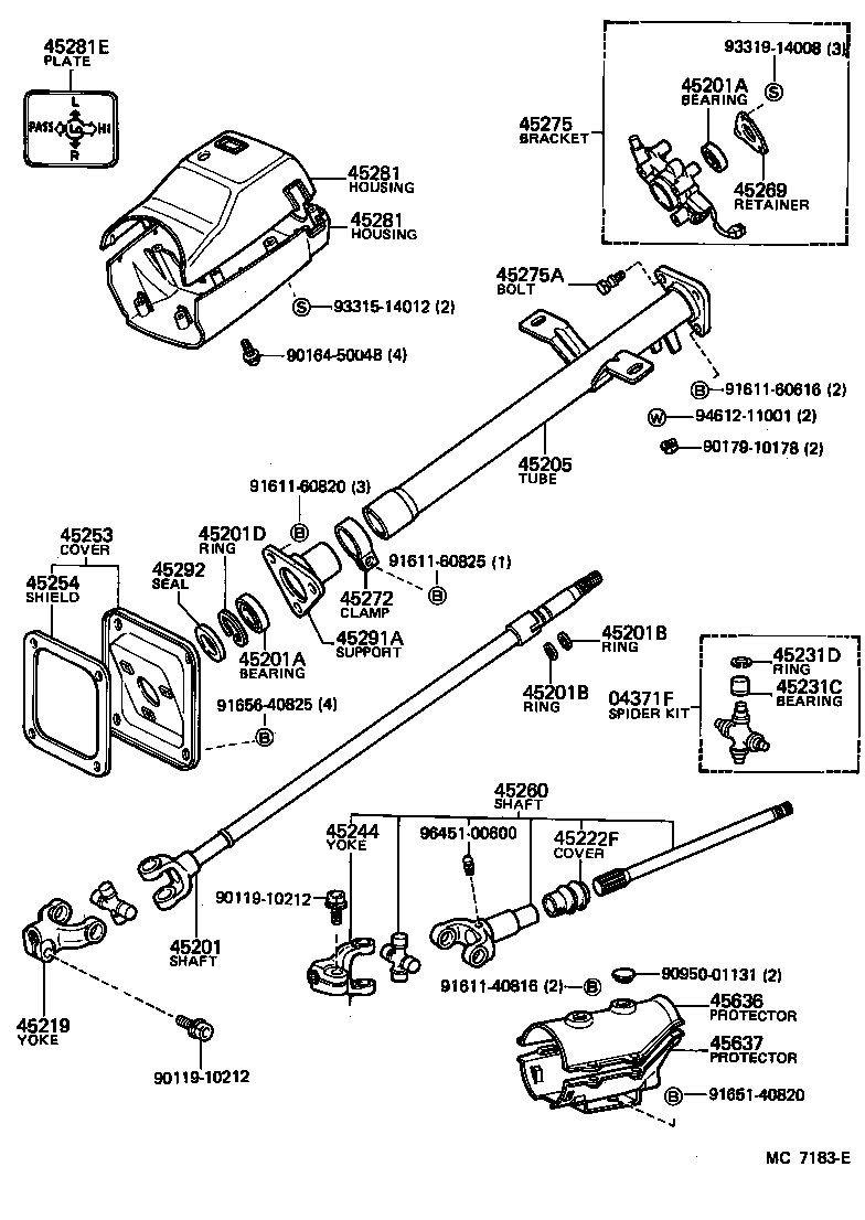45807-60030 BRACKET SUB-ASSY, STEERING COLUMN UPPER SUPPORT product image