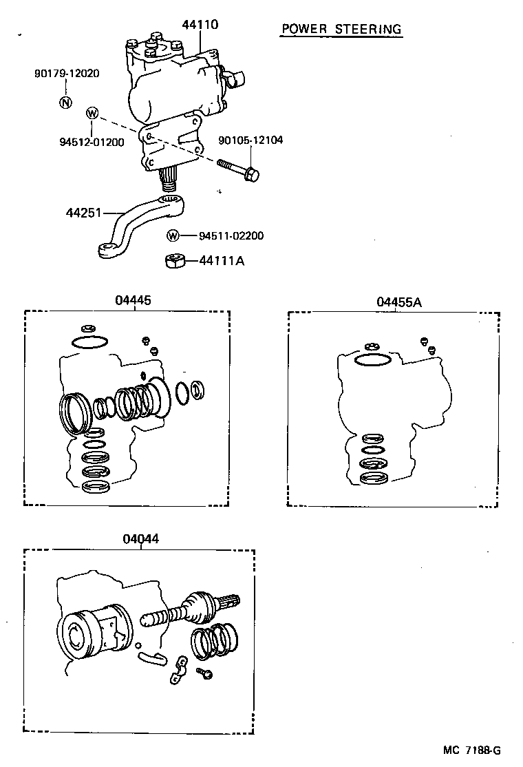 44107-60030 HOUSING SUB-ASSY, POWER STEERING GEAR product image