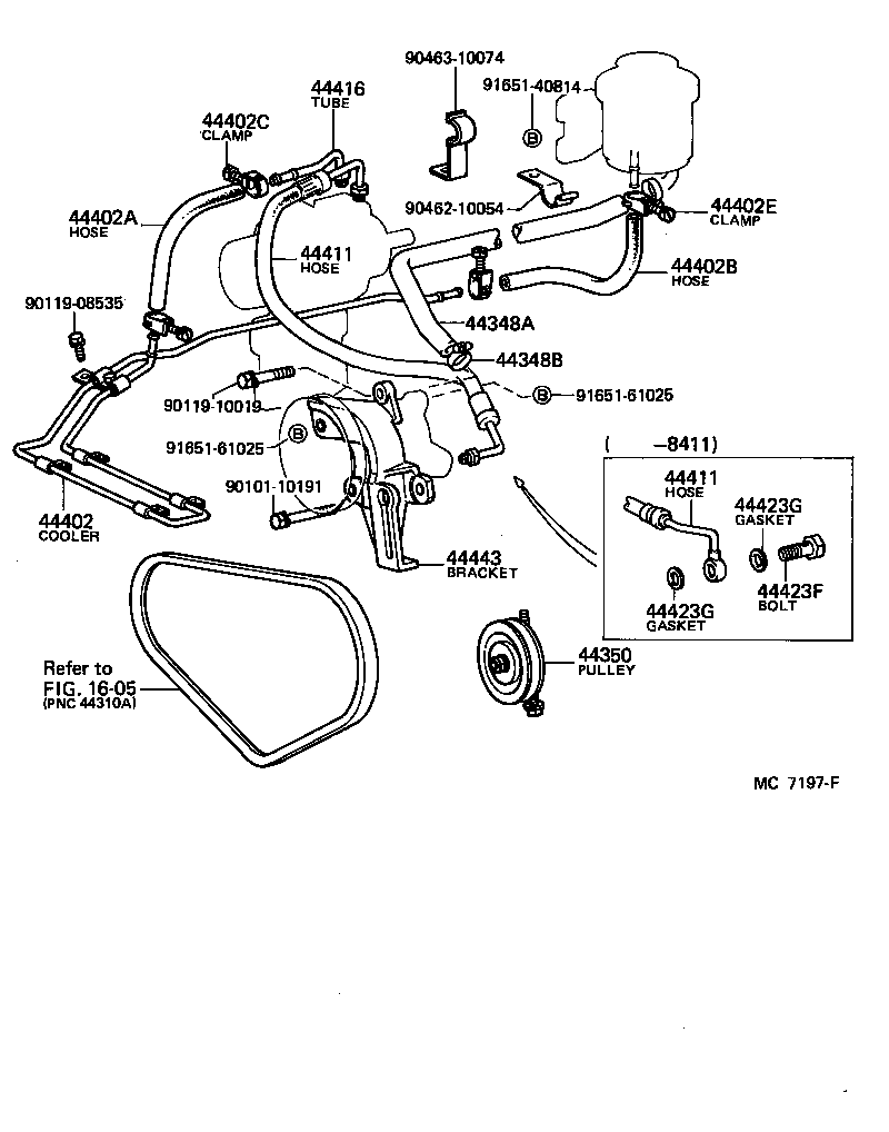 90401-16010 BOLT, UNION(FOR PRESSURE FEED HOSE) product image