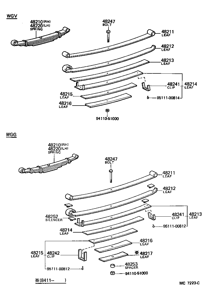 Toyota 48531-69065 ABSORBER ASSY, SHOCK, REAR RH