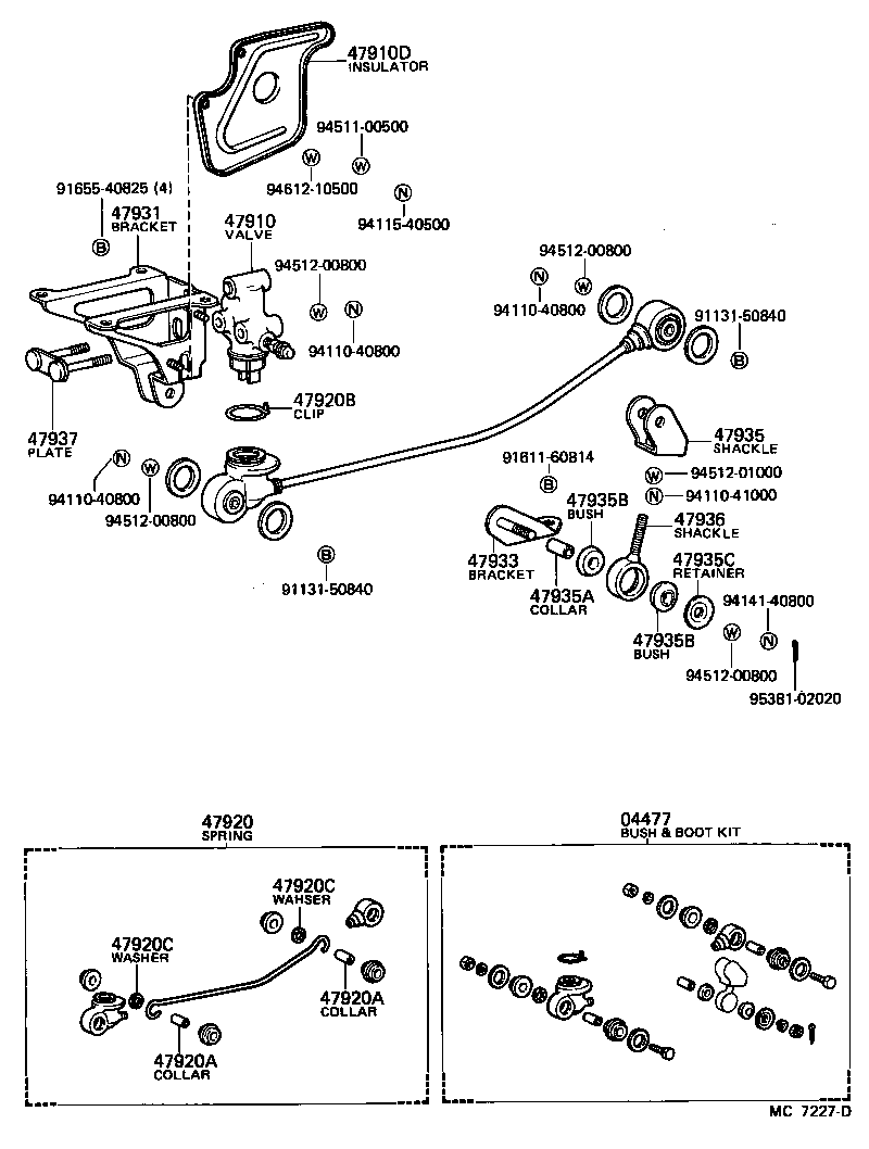 44786-60040 INSULATOR, LOAD SENSING VALVE HEAT product image