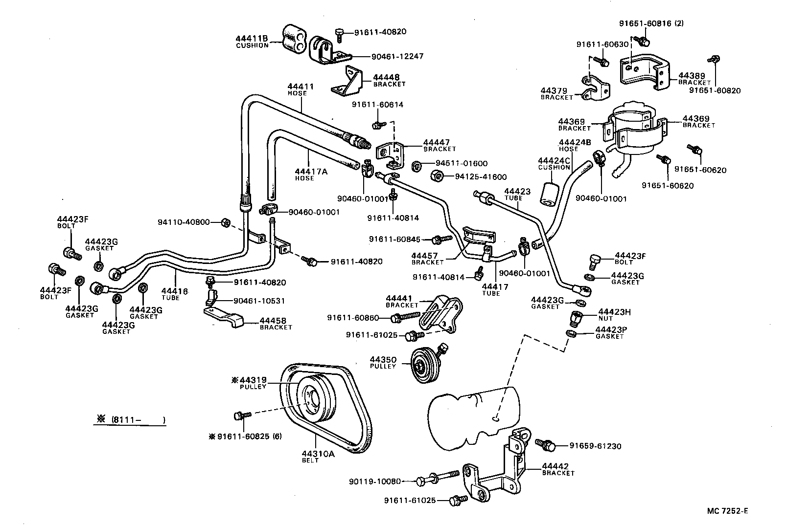 16630-56010 PULLEY ASSY, POWER STEERING IDLE product image