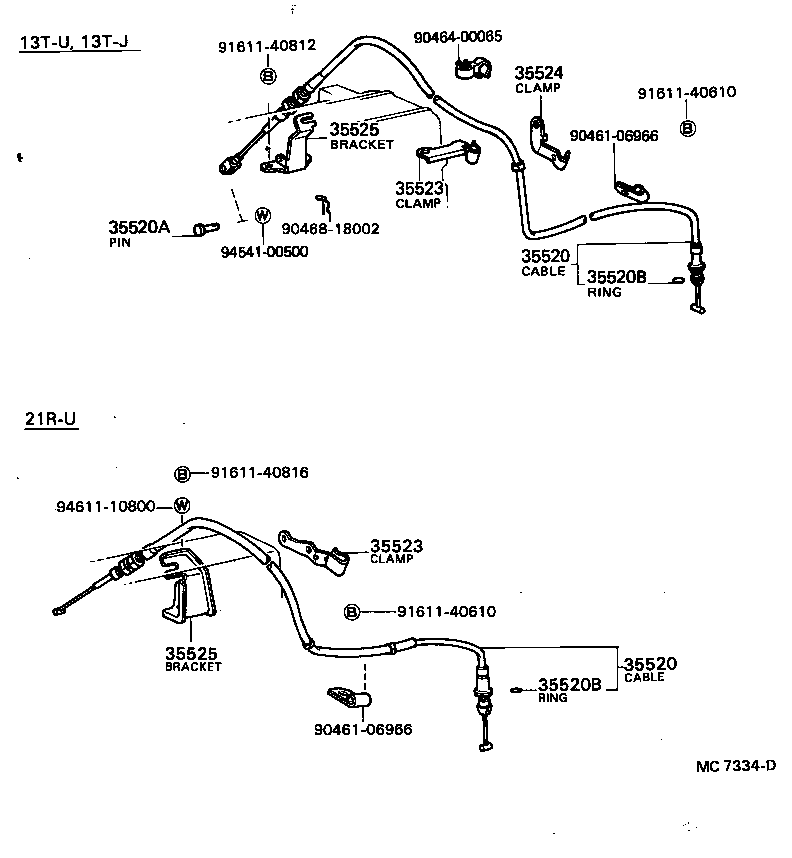 35520-30040 CABLE ASSY, THROTTLE product image