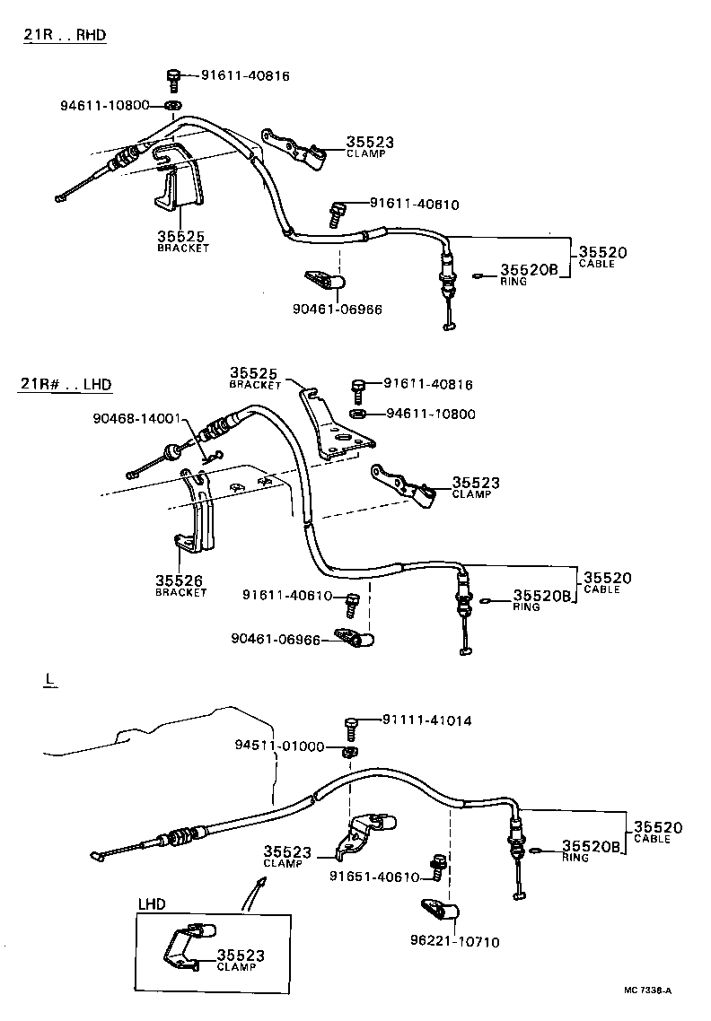 35520-24010 CABLE ASSY, THROTTLE product image