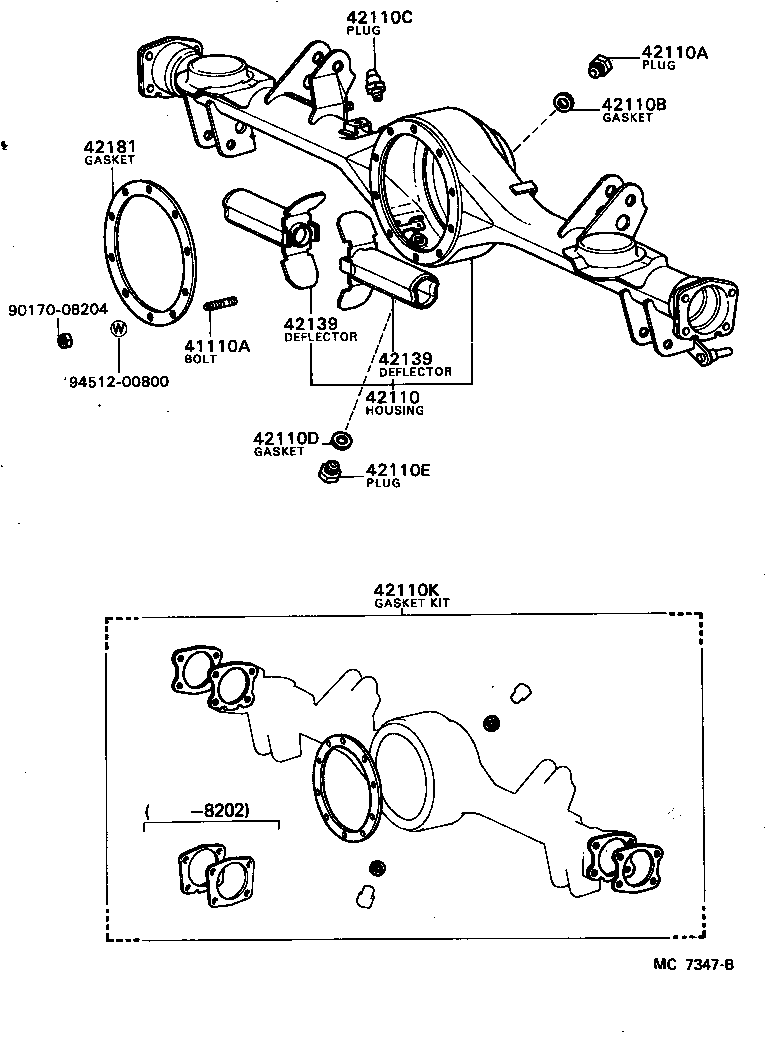 41201-29426 FINAL GEAR KIT, DIFFERENTIAL, REAR product image