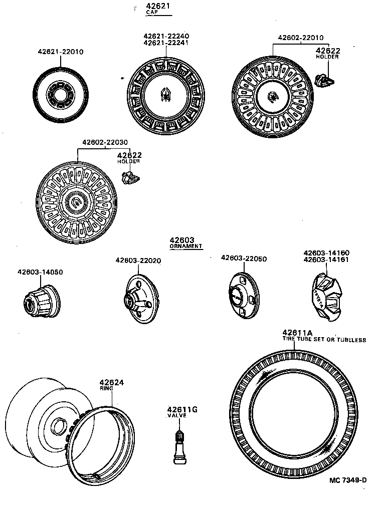 42601-22040 WHEEL, DISC product image