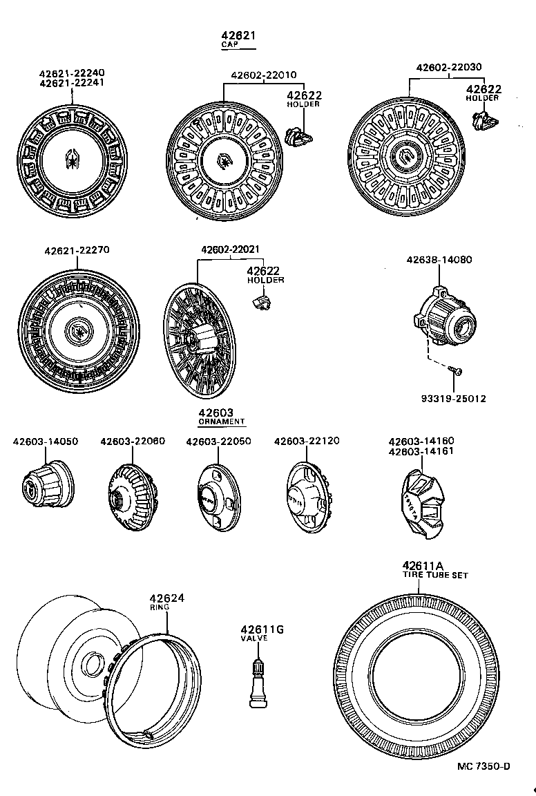 42601-22011 WHEEL, DISC product image