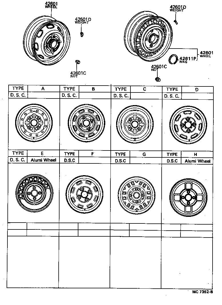 42601-22040 WHEEL, DISC product image