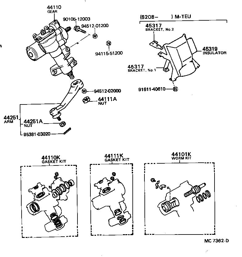 44142-22050 NUT, LOCK product image