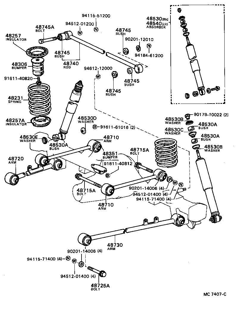 48231-22430 SPRING, COIL, REAR product image