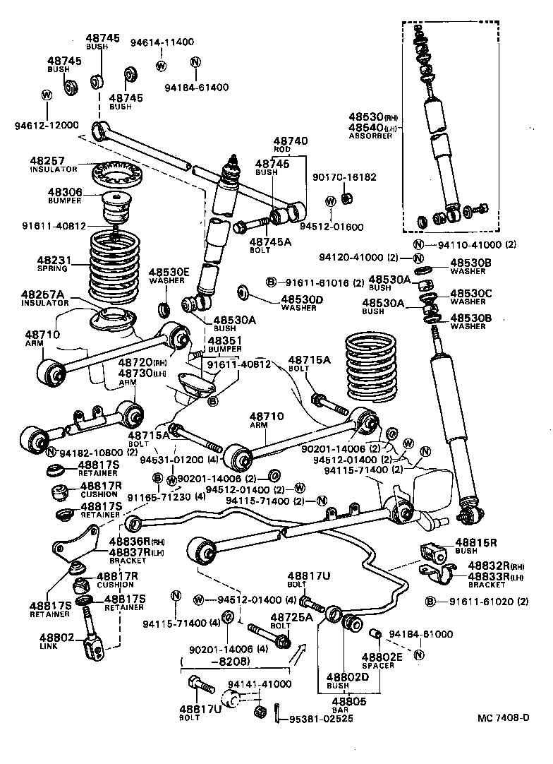 48231-22490 SPRING, COIL, REAR product image