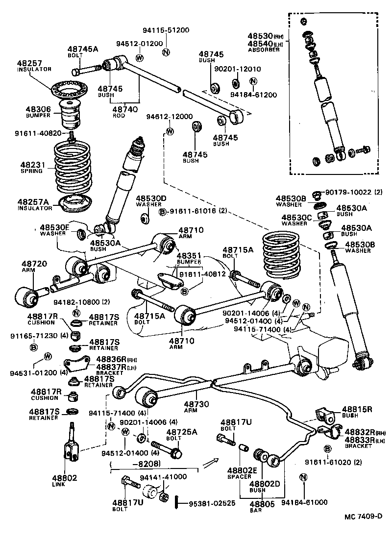 48231-22490 SPRING, COIL, REAR product image