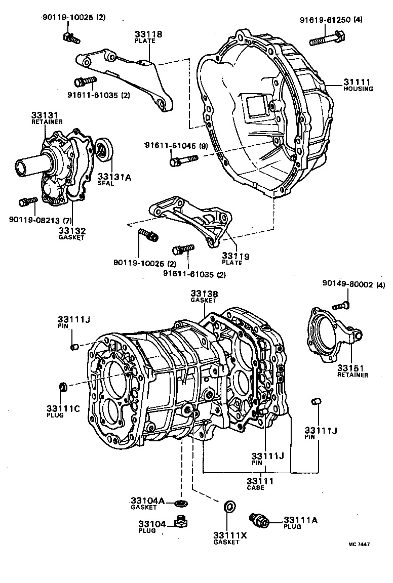 33118-22050 PLATE, STIFFENER, RH(MTM) product image