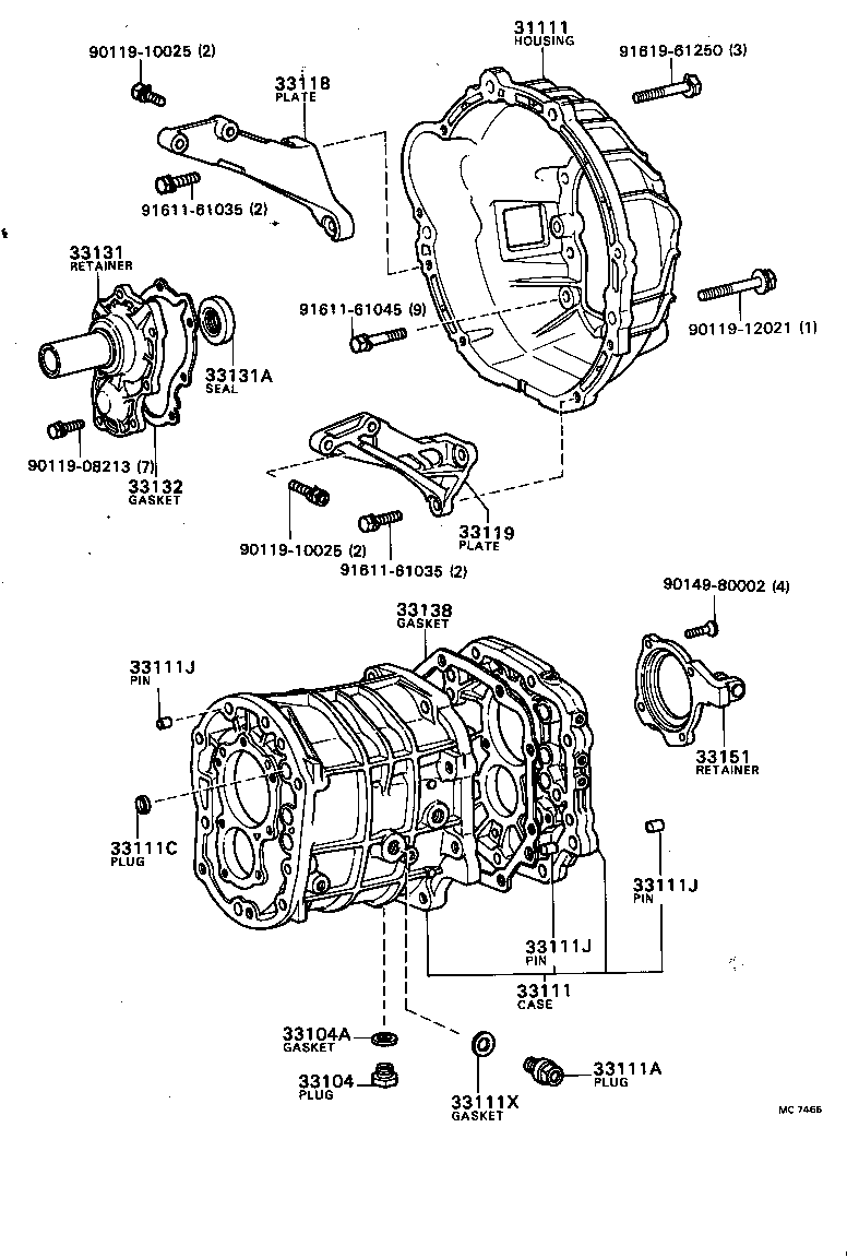 33118-22050 PLATE, STIFFENER, RH(MTM) product image