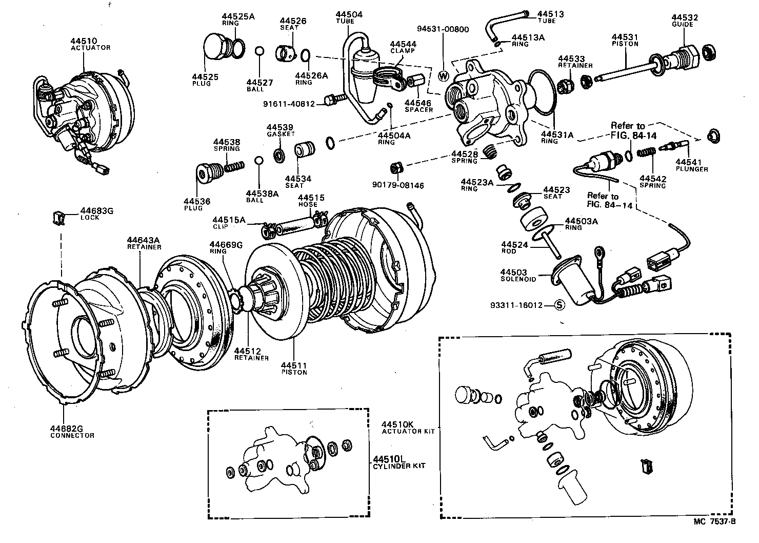 47311-22200 TUBE, FRONT BRAKE, NO.1 product image