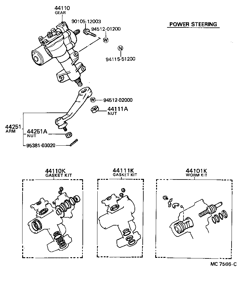 45280-22210 BRACKET, STEERING COLUMN, UPPER product image