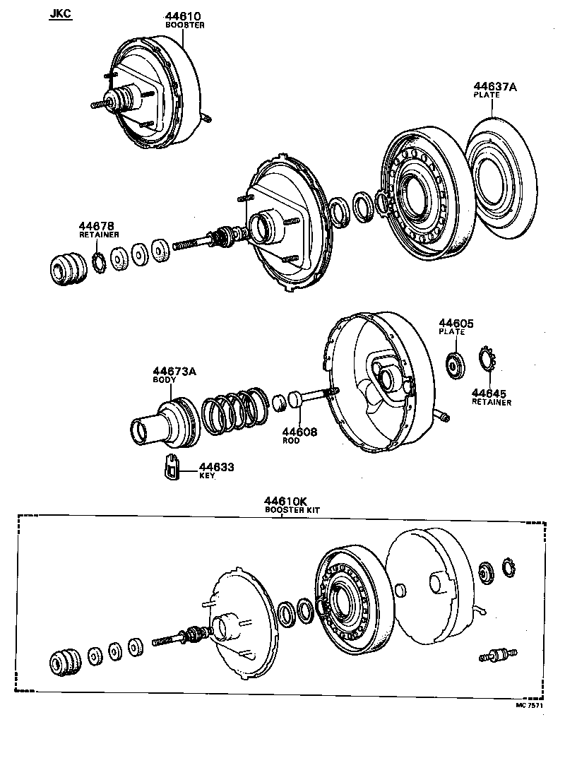 44772-28020 HOSE, VACUUM, NO.2 product image