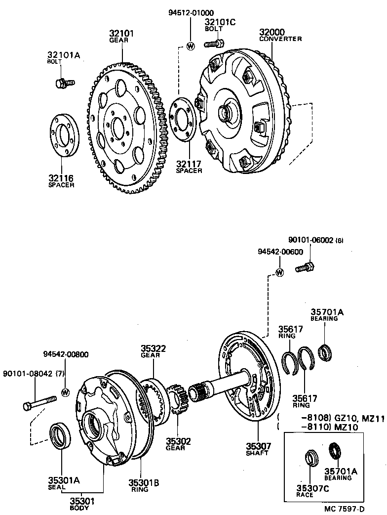 32000-30110 CONVERTER ASSY, TORQUE product image