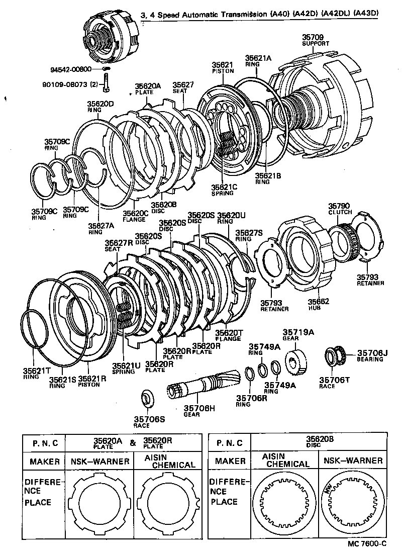 35677-30050 DISC, CLUTCH (FOR REAR BRAKE) product image