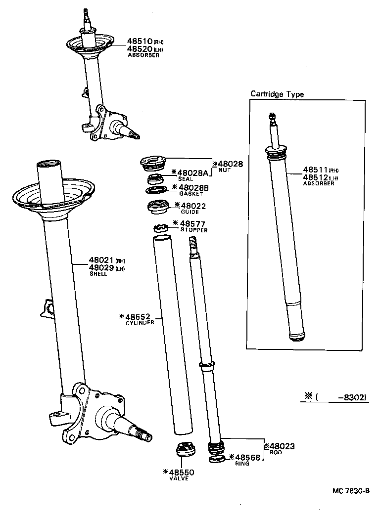 48131-24010 SPRING, FRONT COIL, LH product image