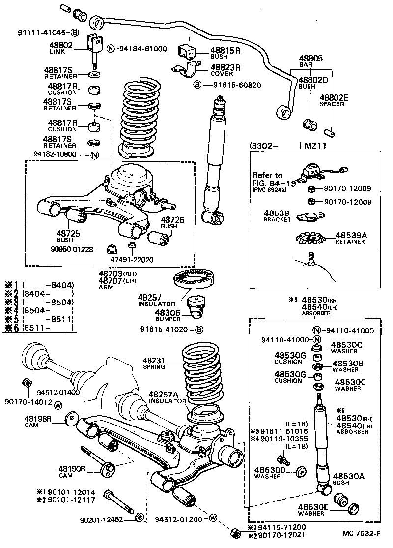 48231-24010 SPRING, COIL, REAR product image