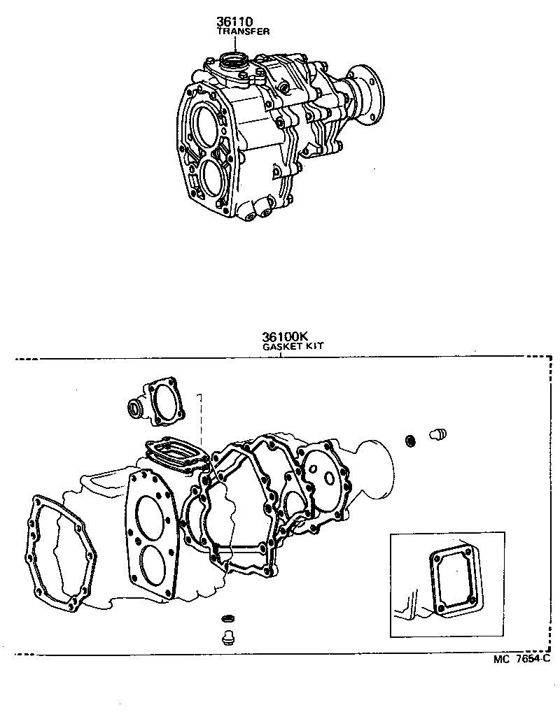 36100-35033 TRANSFER ASSY product image