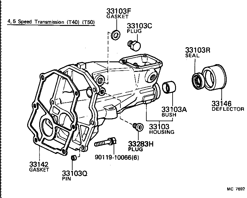 33106-22020 PIPE, OIL RECEIVER(MTM) product image