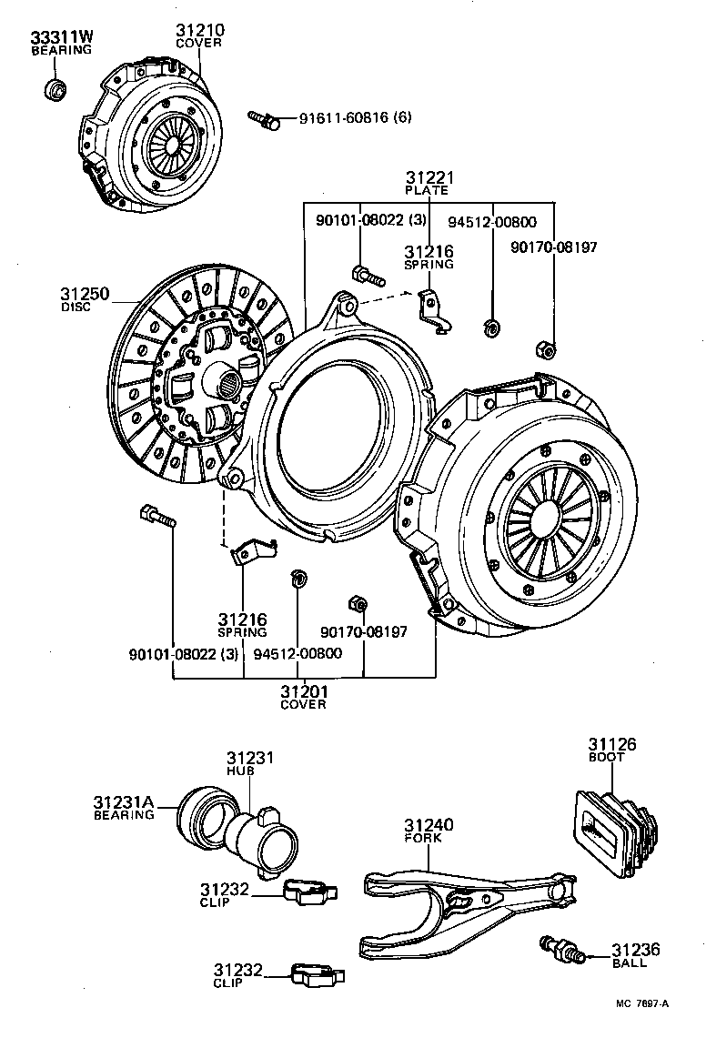 31210-20180 COVER ASSY, CLUTCH product image