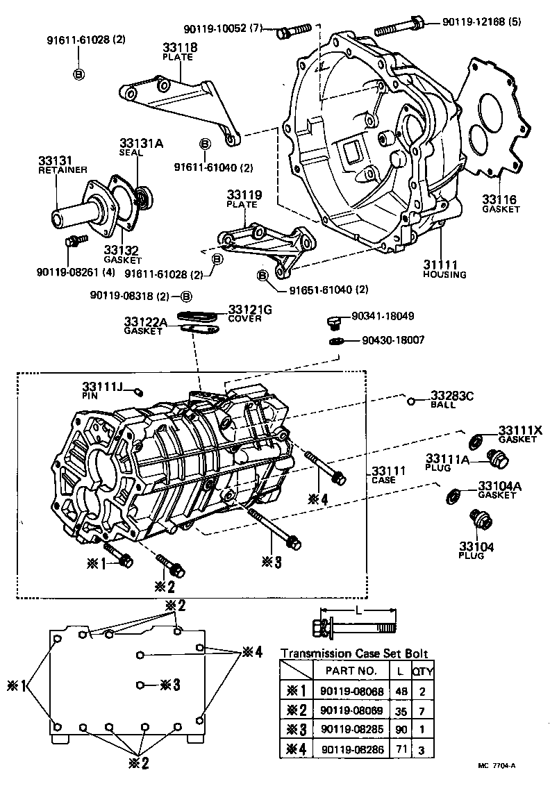 31111-14060 HOUSING, CLUTCH product image
